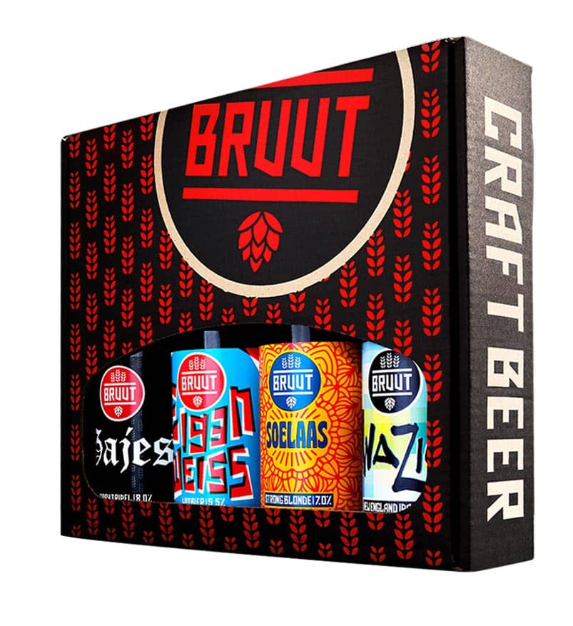 cadeauverpakking fourpack speciaalbier bruut bier